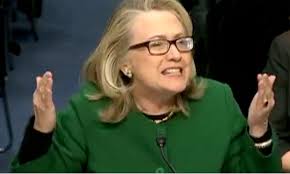 Hilarry Clinton yelling at hearing.